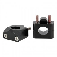 Představce na řídítka, rozšíření z průměru 22mm na průměr 28,6mm, černé